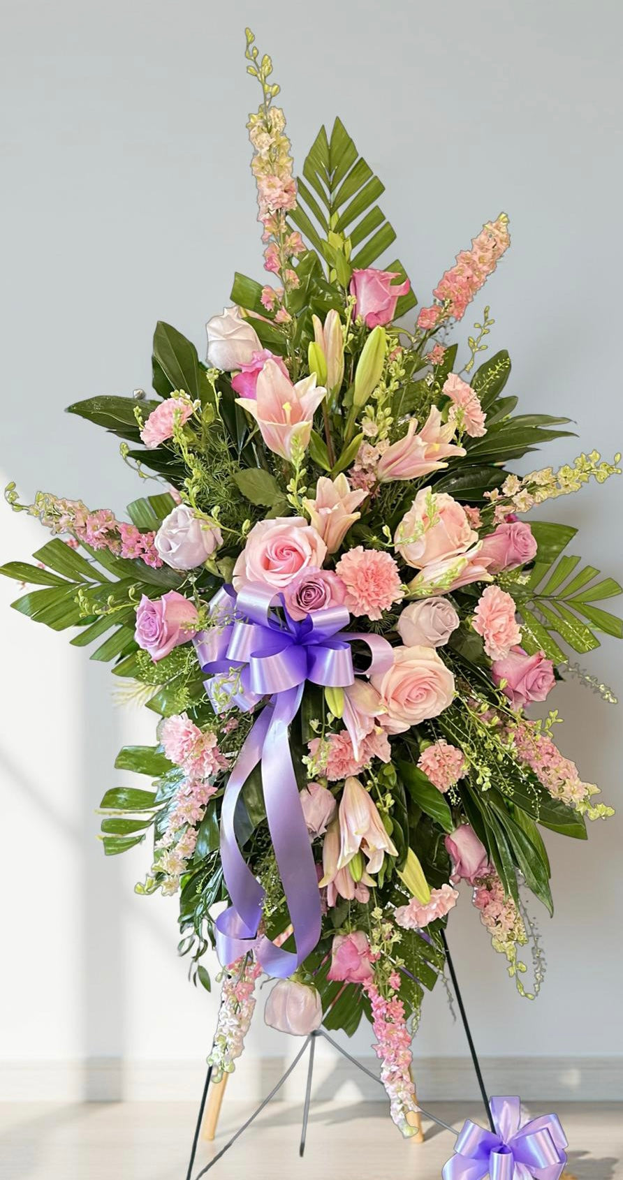 Elegant Embrace Standing Spray