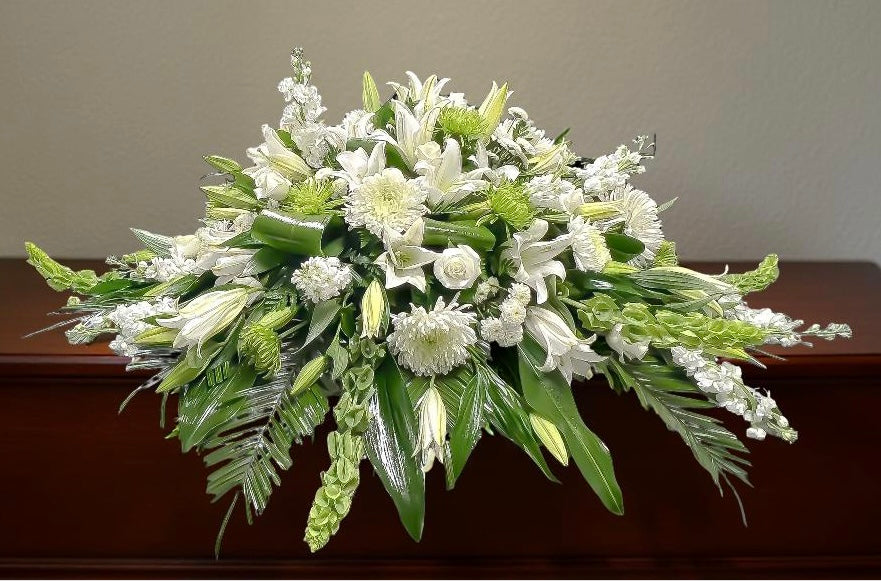 Small Serenity and Peace Casket Spray