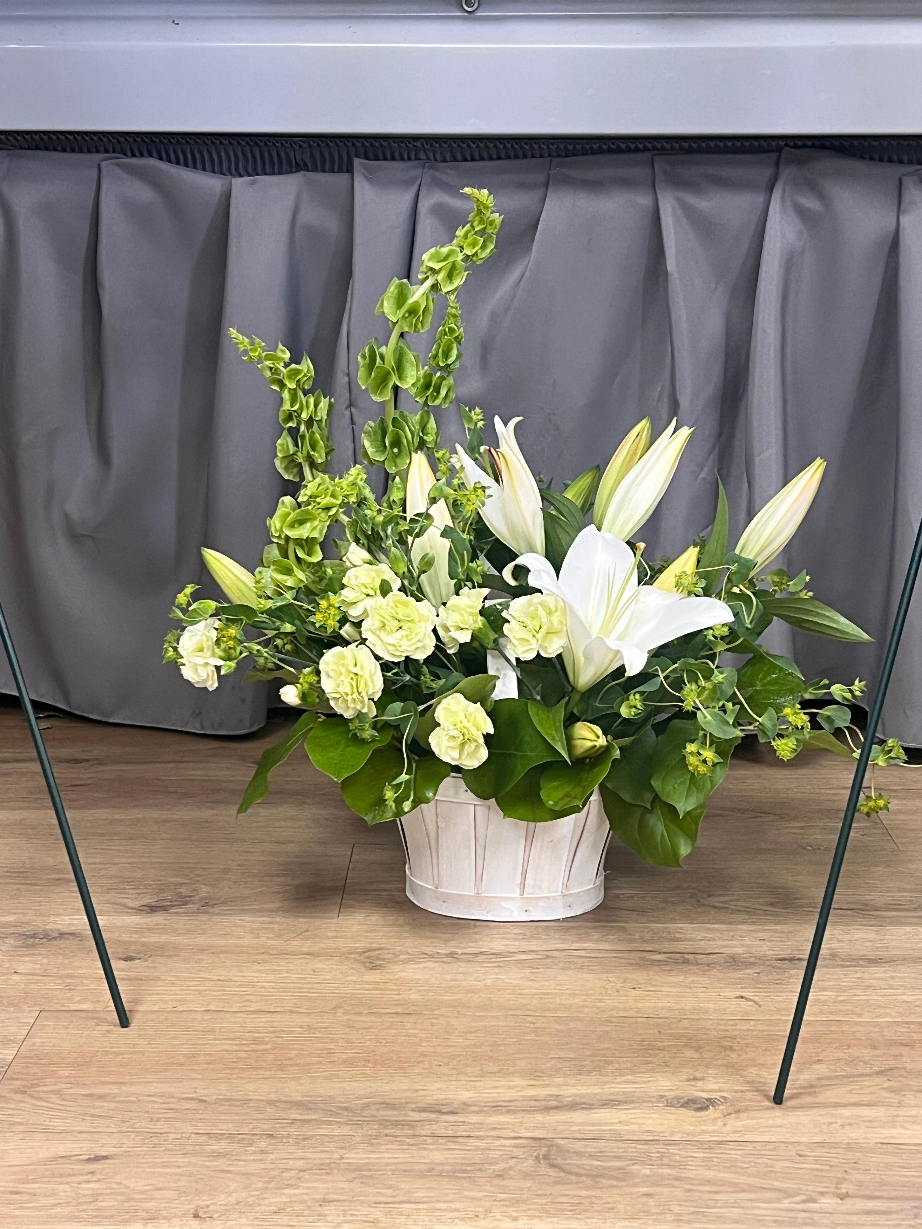 Blessed Assurance Funeral Basket