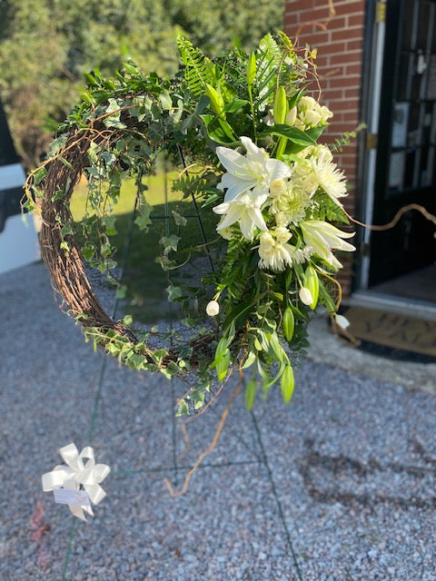 Grapevine Sympathy Wreath