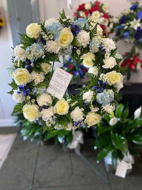 Circle of Serenity Sympathy Wreath