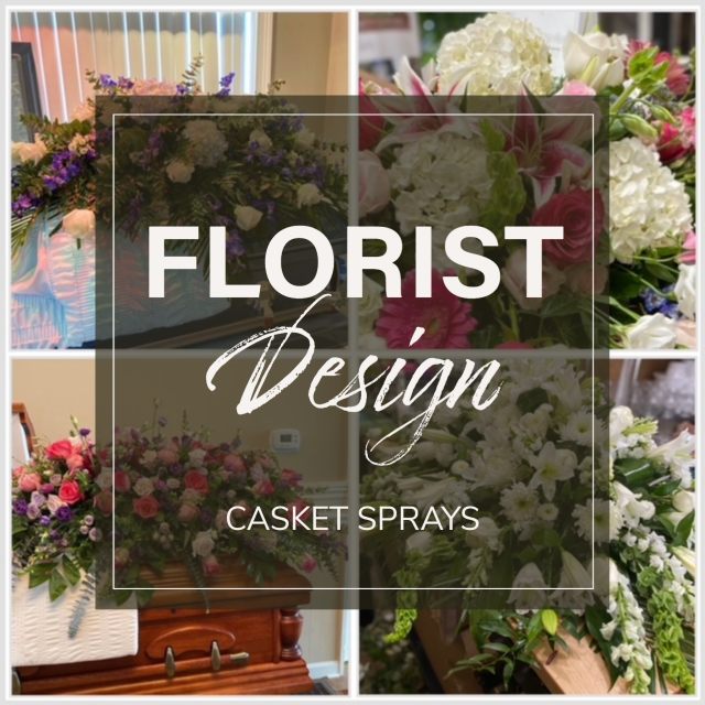 Florist Design Casket Spray