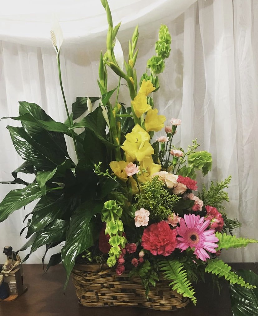6" Peace Lily Combo Basket