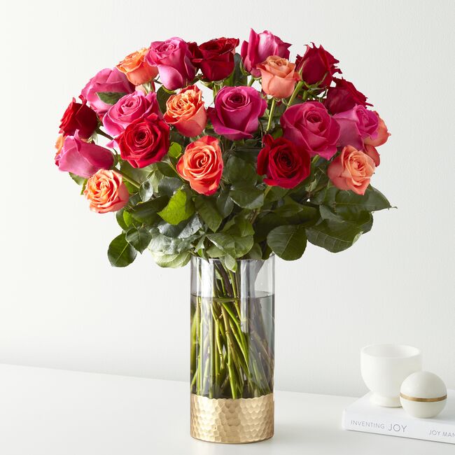 Classic Love Colorful Roses