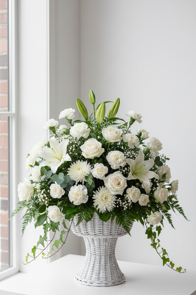 Pedestal Arrangements and Baskets