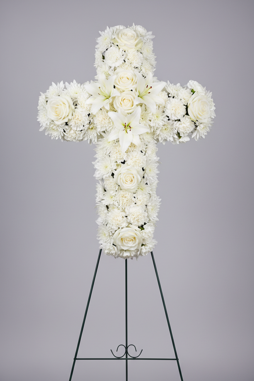 Wreaths, Crosses, and Hearts