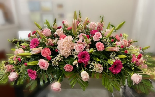 Grace Farewell Casket Spray