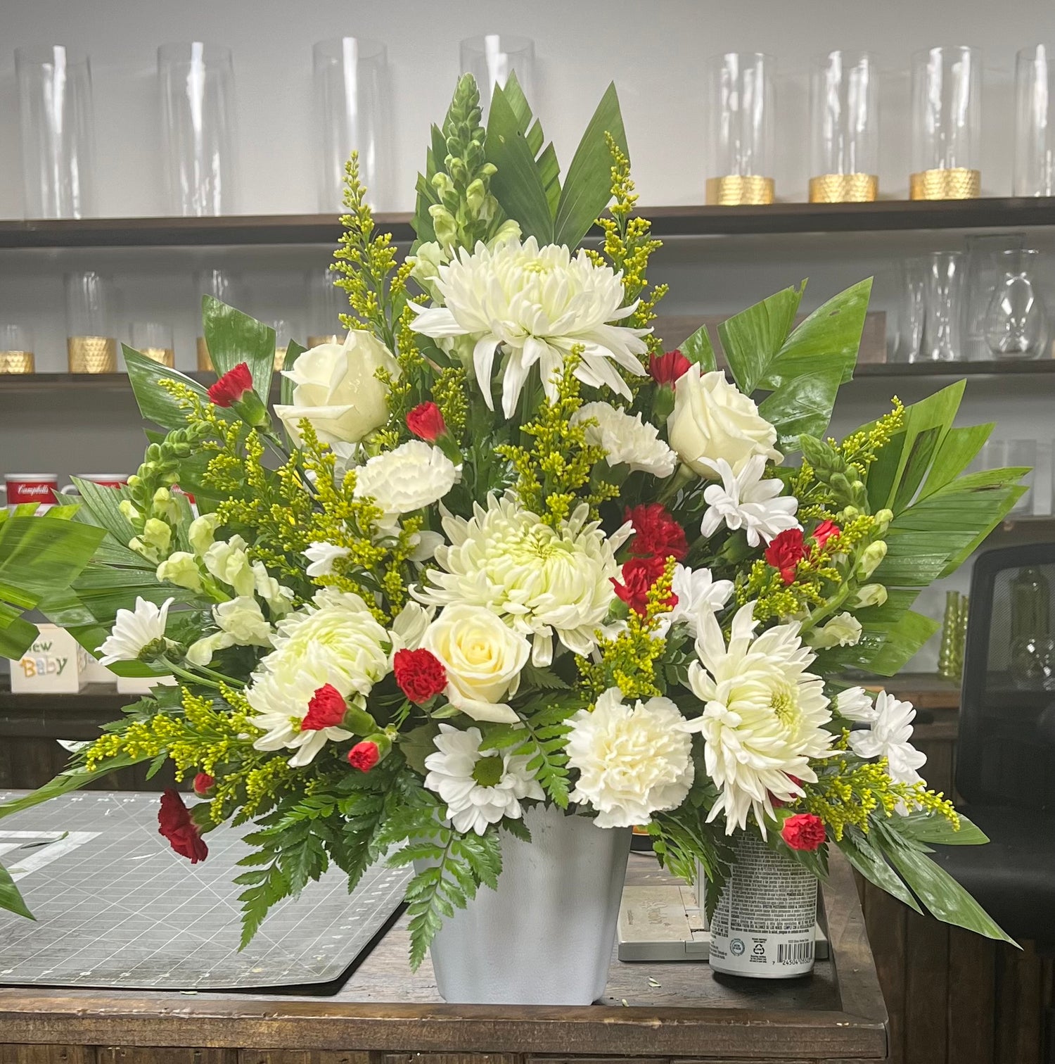 Timeless Remembrance Pedestal Arrangement