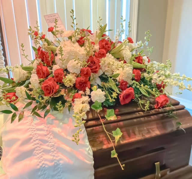 Love and Reverence Casket Spray