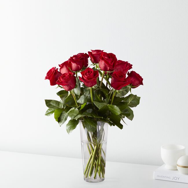 Long Stem Red Roses