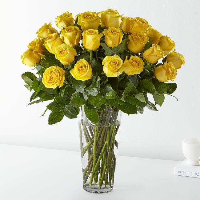 Long Stem Yellow Roses
