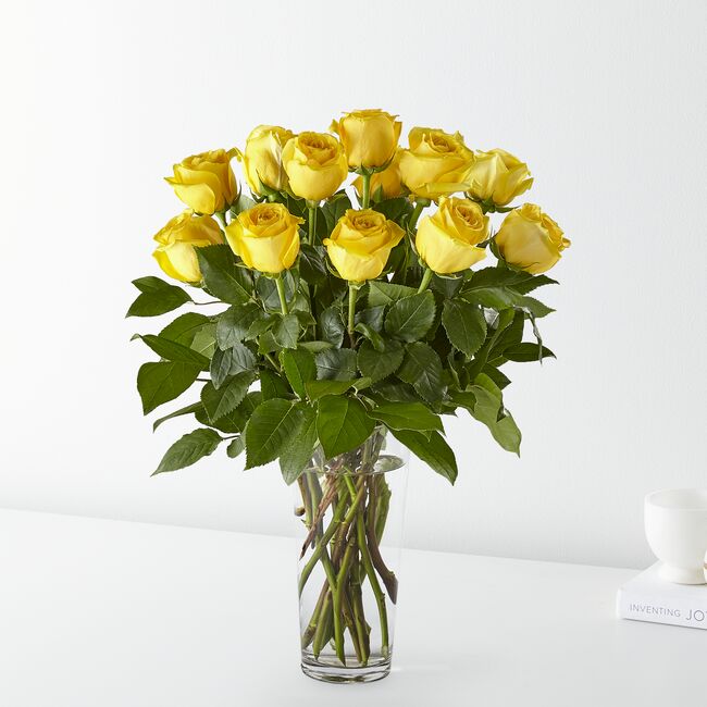 Long Stem Yellow Roses