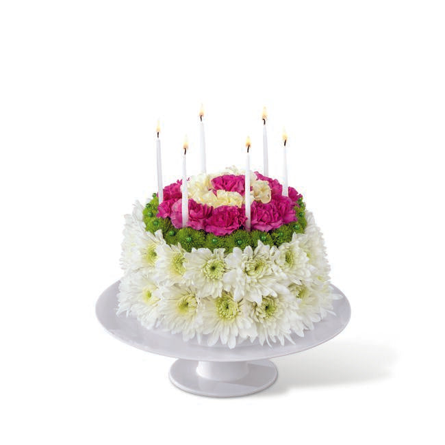 Wonderful Wishes Floral Cake