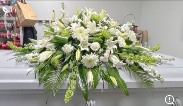 Serenity and Peace Casket Spray