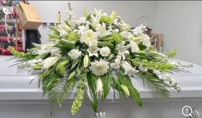 Serenity and Peace Casket Spray