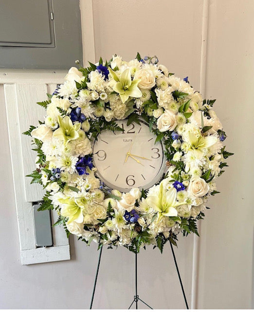 Timeless Clock Wreath