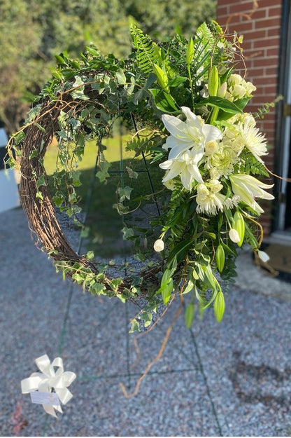 Grapevine Sympathy Wreath