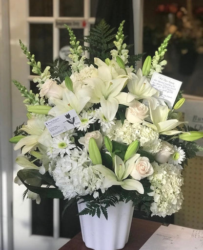 Heavenly Comfort Pedestal Arrangement