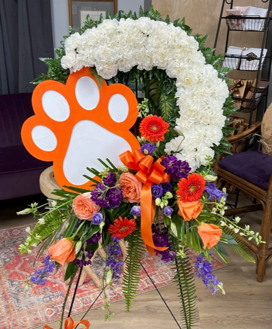 Clemson Wreath