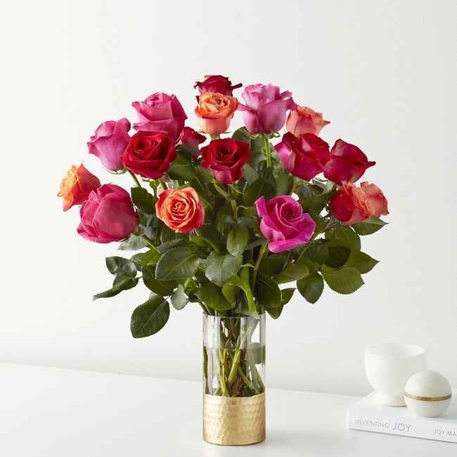 Classic Love Colorful Roses