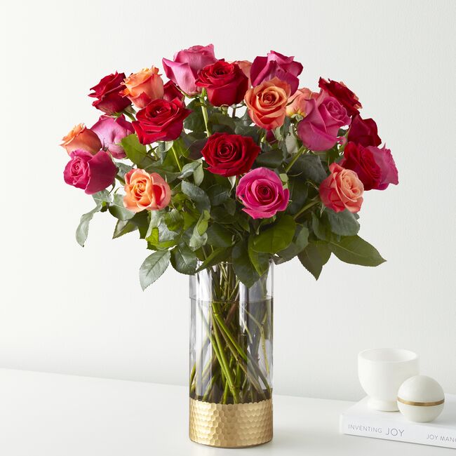 Classic Love Colorful Roses